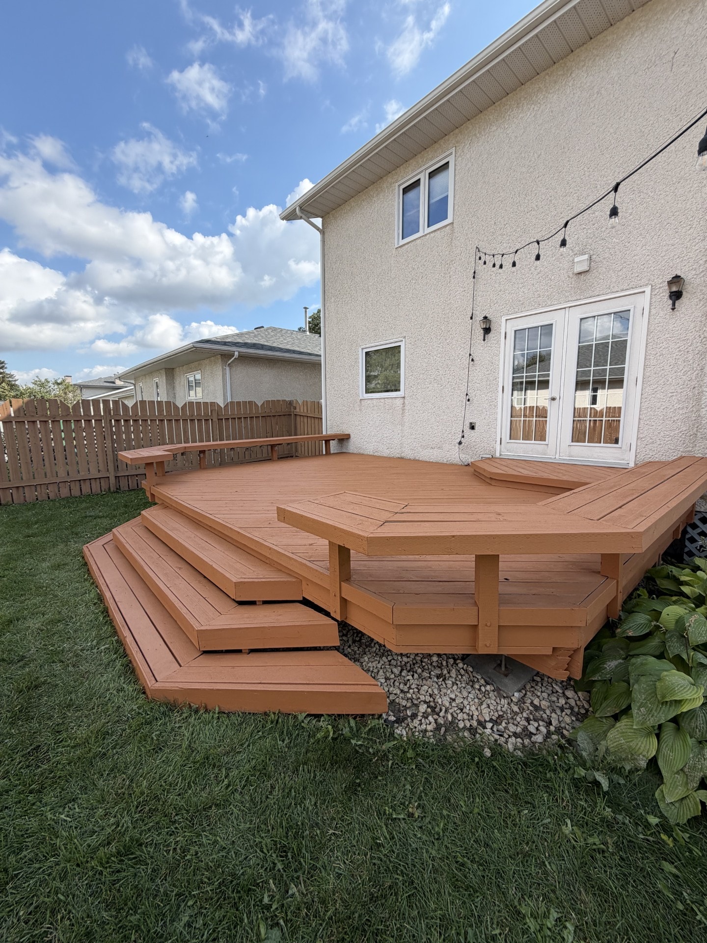Completed Deck Restoration — Wide View