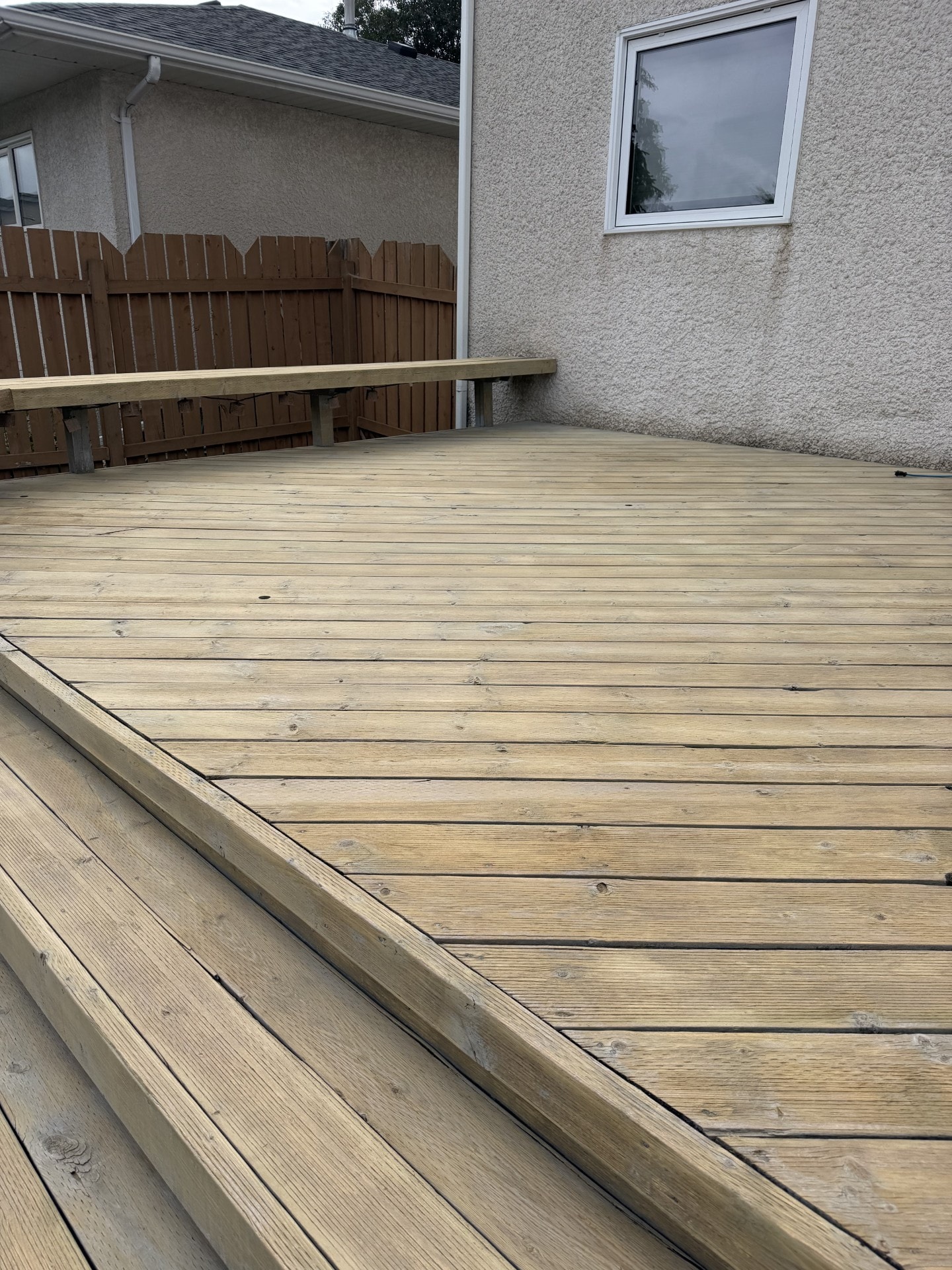 Sanded & Prepared Deck Surface