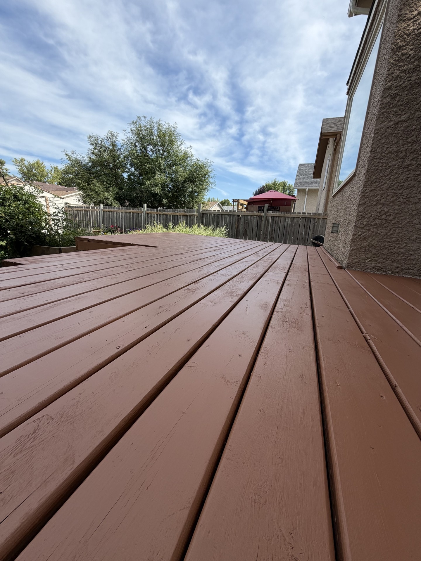 Deck Restoration & Staining — Finished Deck Detail
