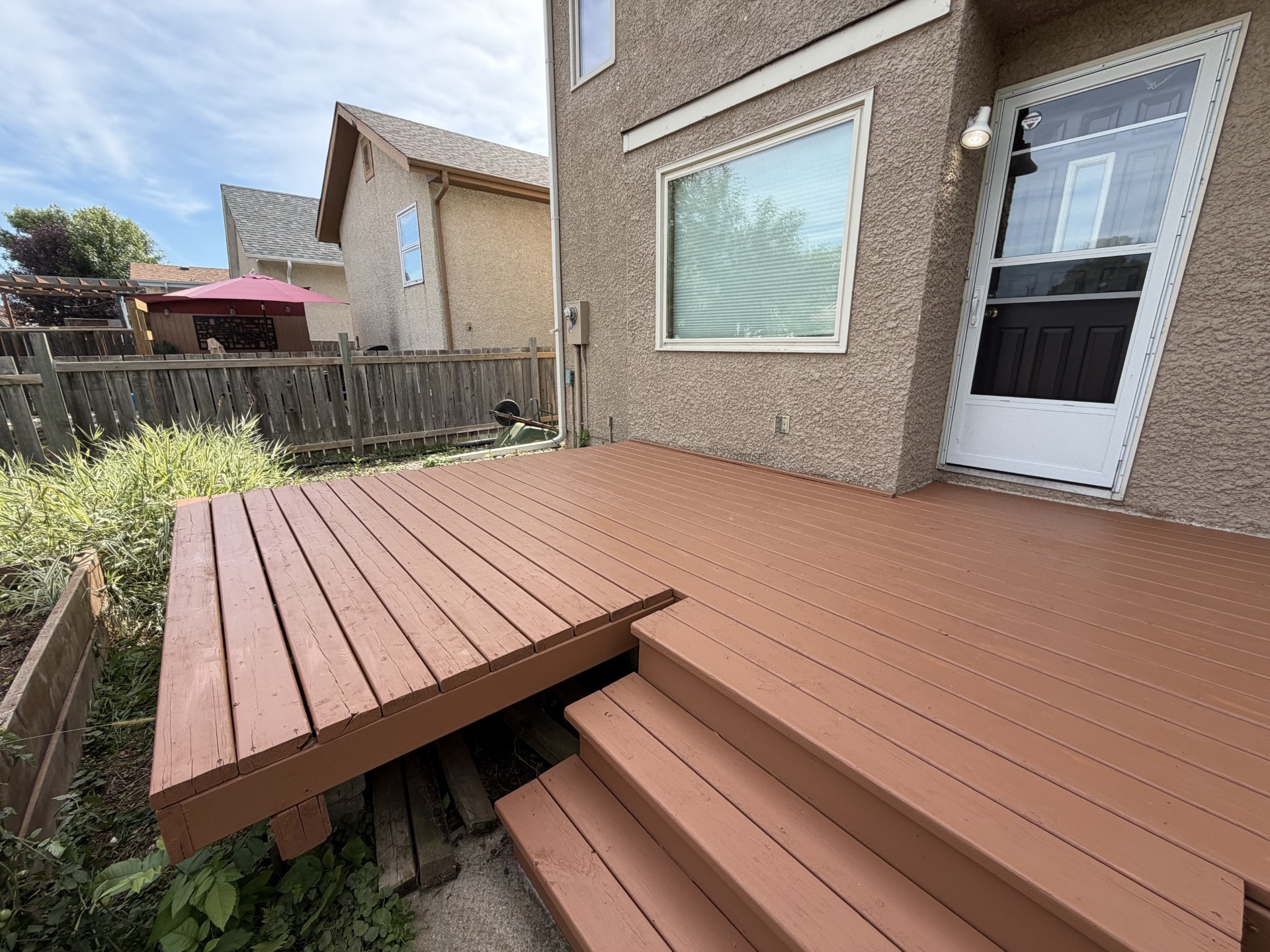 Deck Restoration & Staining — Finished Deck Overview