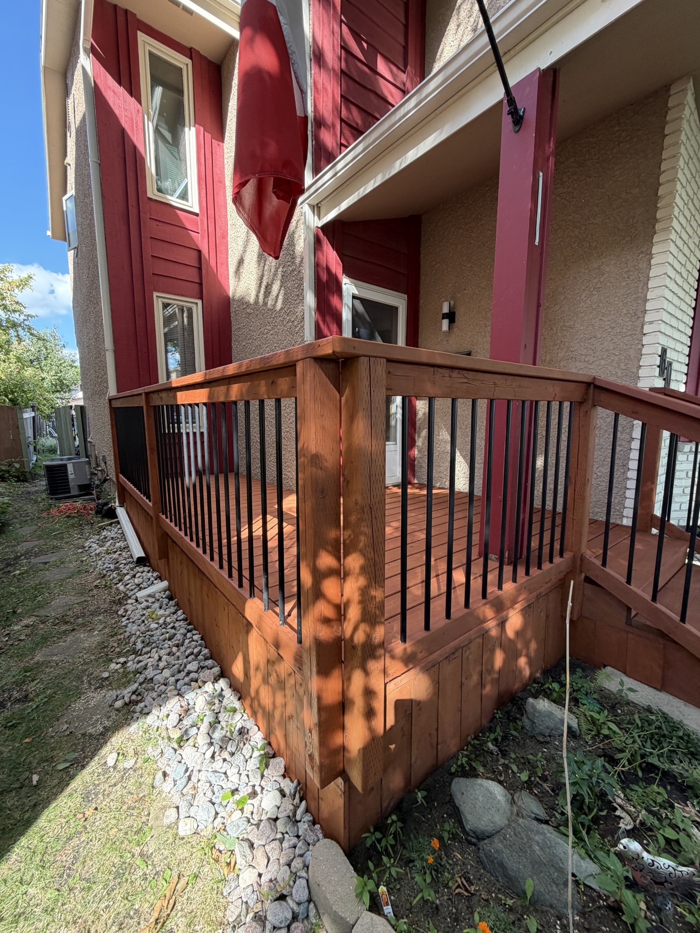 Deck Restoration & Staining — Railing Detail