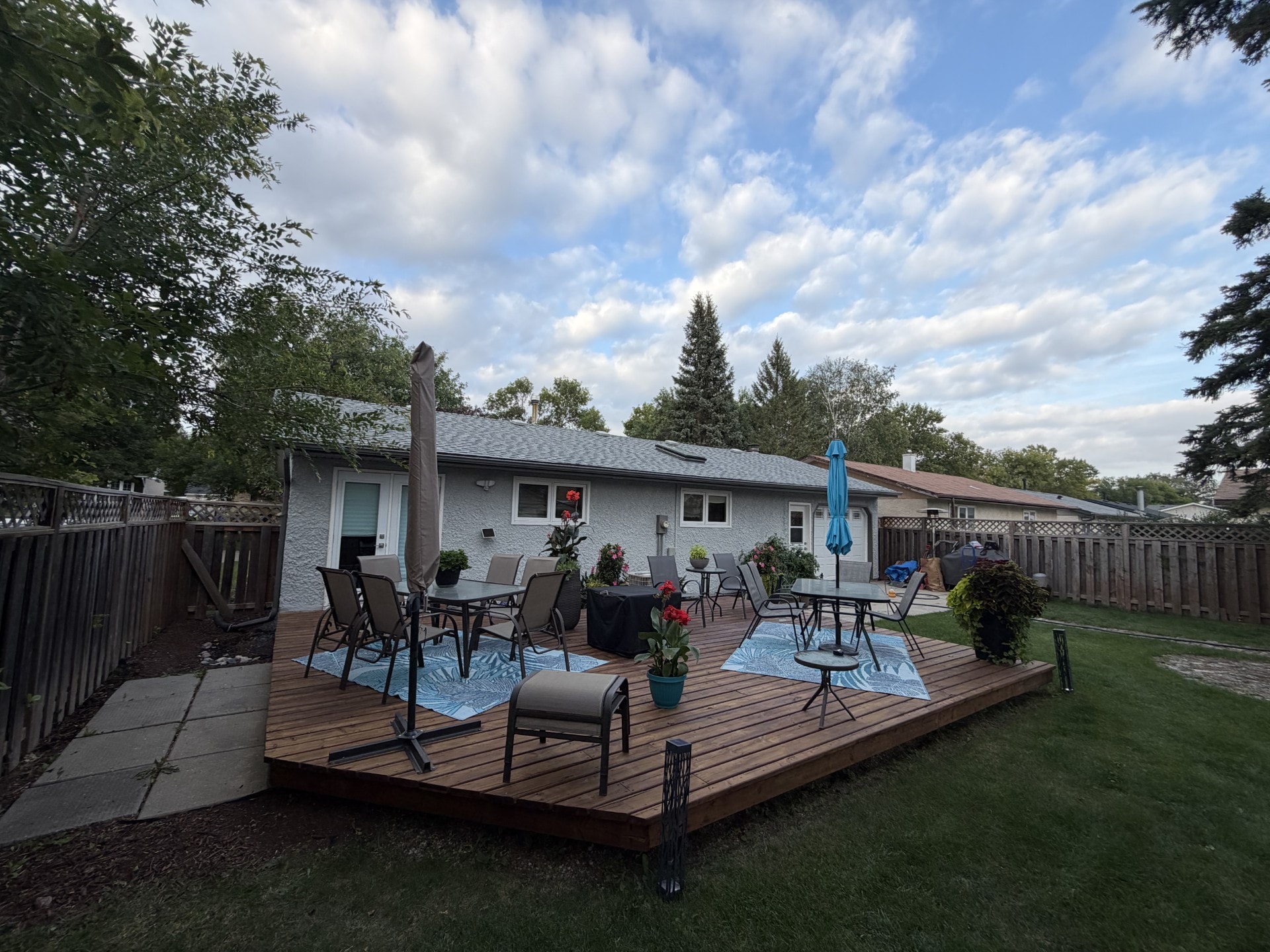 Exterior House Painting — Yard View